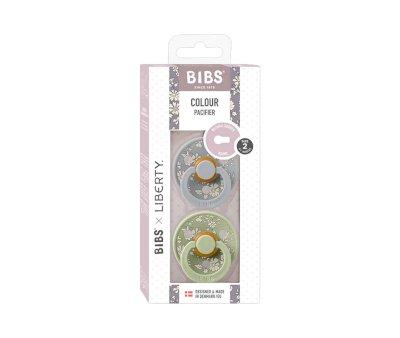 2 chupetas BIBS Colour Symmetric Liberty Capel Sage