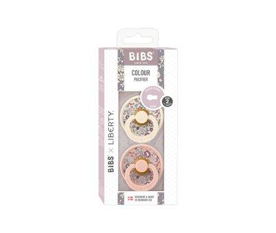 2 chupetas bibs Colour Anatomical Liberty Eloise Blush
