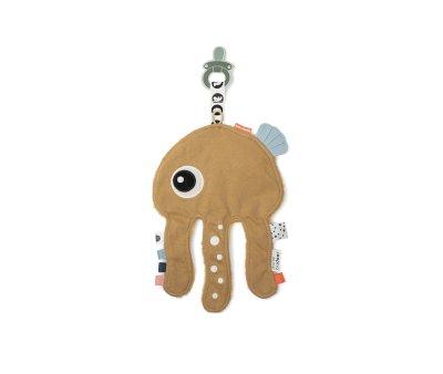 Pacifier Clip Jelly Mustard
