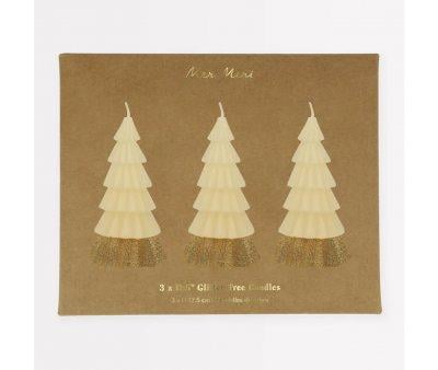 3 velas de rvore de Natal