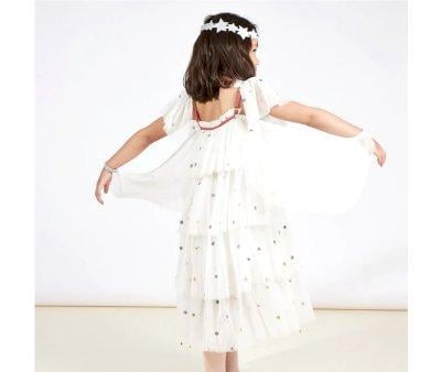 Fato Natal Tule Anjo de Natal