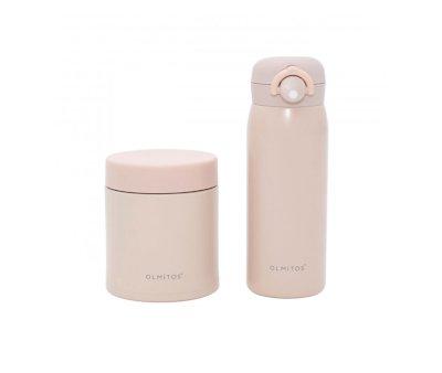 Set Termos Lquido y Slidos Pink