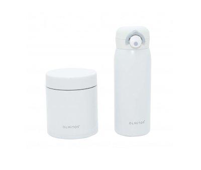 Set Termos Lquido y Slidos White