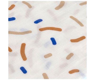 3 Muselinas Little Mateys Royal Blue Bamb 80 cm