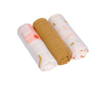 3 Muselinas Little Mateys Spicy Orange Bamb 80 cm