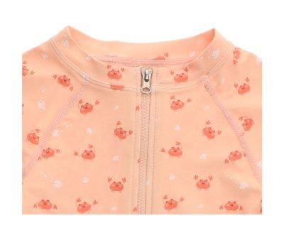 Crab Coral Zip Swimsuit