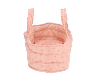 Mueca Lola con Capazo Strawberries Rosa