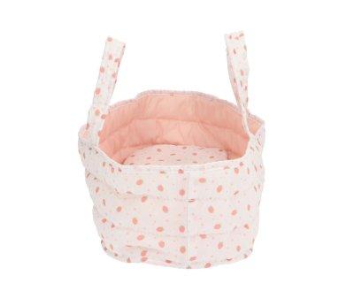 Mueca Lola con Capazo Strawberries Blanco