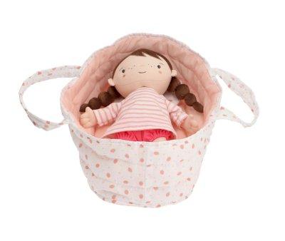 Mueca Lola con Capazo Strawberries Blanco