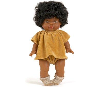 Camel Velvet Top and Panties Set for Gordis Doll