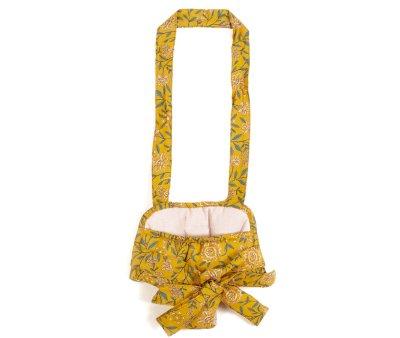 Sac  Dos Porte-bb Mustard Flower pour Poupes