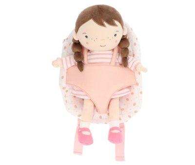 Mochila para Muecas Strawberries Blanca