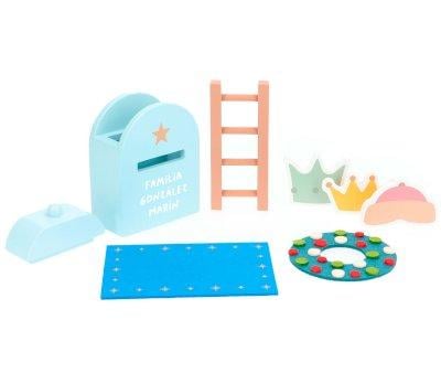 Buzn Mgico Azul y Complementos Puerta Personalizable
