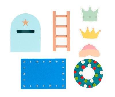 Buzn Mgico Azul y Complementos Puerta Personalizable
