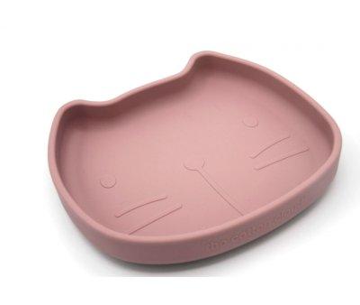 Piatto Silicone Pippa The Cat Dusty Mauve