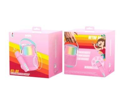 Bluetooth Speaker with Karaoke KS-80 Pink