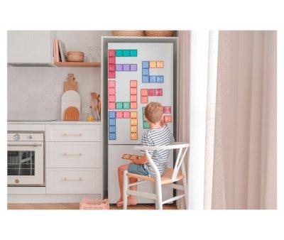 Construccin Connetix Pastel Rectngulo 24 piezas