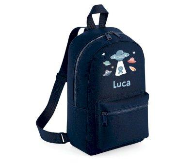Mochila Mini Fashion Marinho Personalizada The Martians