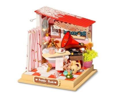 Maqueta en Miniatura Cuarto de Bao de Burbujas