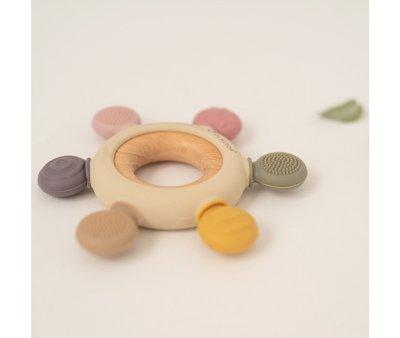 Set de Mordedores Sensoriales Silicona Pink