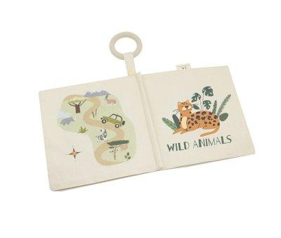 Libro de Tela y Texturas Animales Salvajes