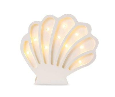 Lampshade Seashell Pearl White