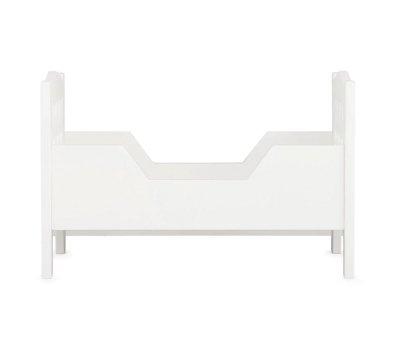 Cama de boneca branca Harlequin