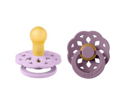 2 Sucettes BIBS Boheme Violet Sky/Mauve