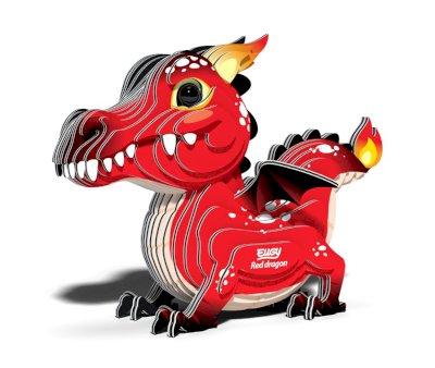 Puzzle 3D Eugy Dragn Rojo