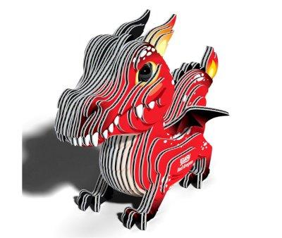 Puzzle 3D Eugy Dragn Rojo