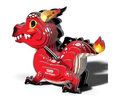 Puzzle 3D Eugy Dragn Rojo