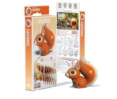 3D Puzzle Eugy Tree-Climbing Squirrel