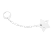 Porta chupeta Personalizado White Star