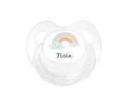 Rainbow Personalised Retro Pacifier