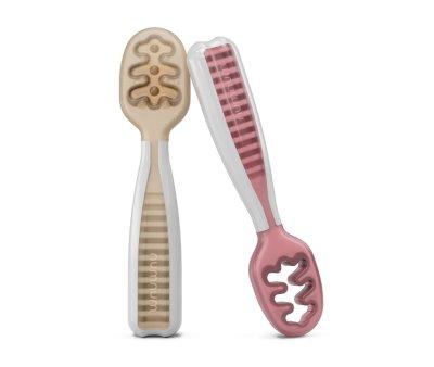 2 Pre-Cucharas Num Num Beige/Mauve
