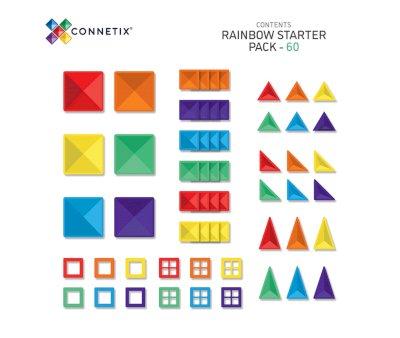 Construccin Connetix Rainbow Starter Pack 60 Piezas