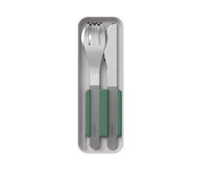 Couverts en Acier Inoxydable Vert Naturel