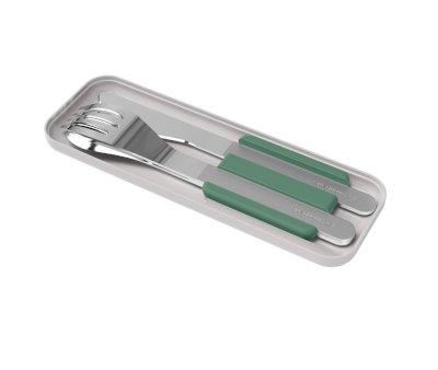 Couverts en Acier Inoxydable Vert Naturel