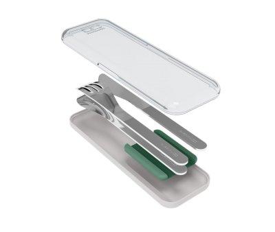 Couverts en Acier Inoxydable Vert Naturel