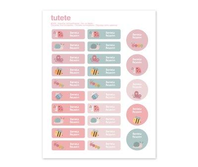25 Etichette Termoadesive Bugs