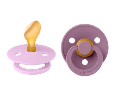 2 Sucettes BIBS Colour Anatomic Violet Sky/Mauve