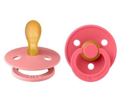 2 Succhietti BIBS Colour Simmetrica Dusty Pink/Coral