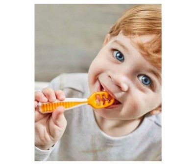 2 Pre-Cucharas Num Num Naranja/Azul