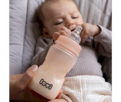 Biberon Trends Dynamic avec Ttine 250 ml Rose