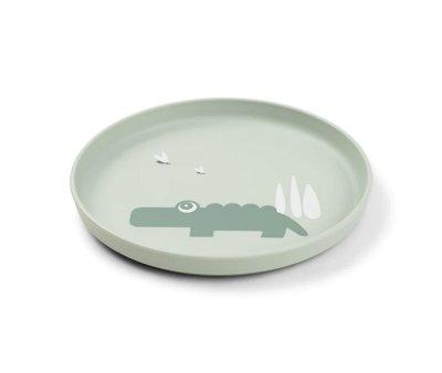 Plate Foodie Croco Green