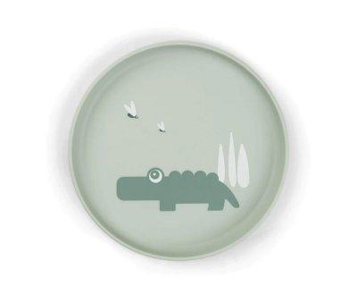 Plate Foodie Croco Green