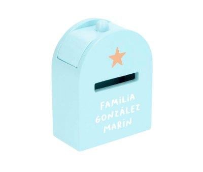 Puerta y Buzn Mgicos con Complementos Azul Personalizable