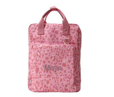 Mochila Grande Personalizvel Cheetah Animal Print