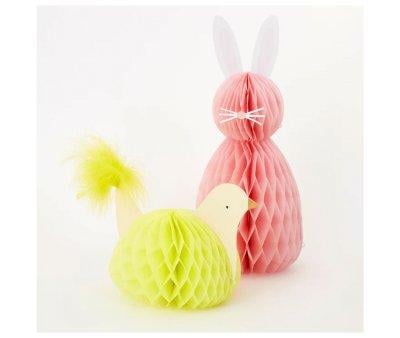 6 decoraciones de Pascua Honeycomb