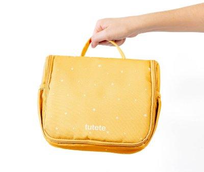 Trousse de toilette de voyage Tutete Stars Mustard
